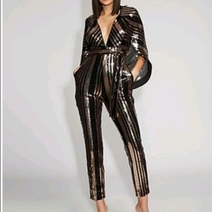 New York & Co/ Gabrielle Union sequins Jumpsuit